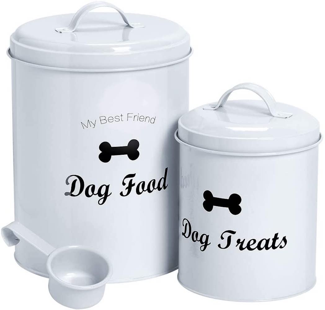 Dog treats tin. 