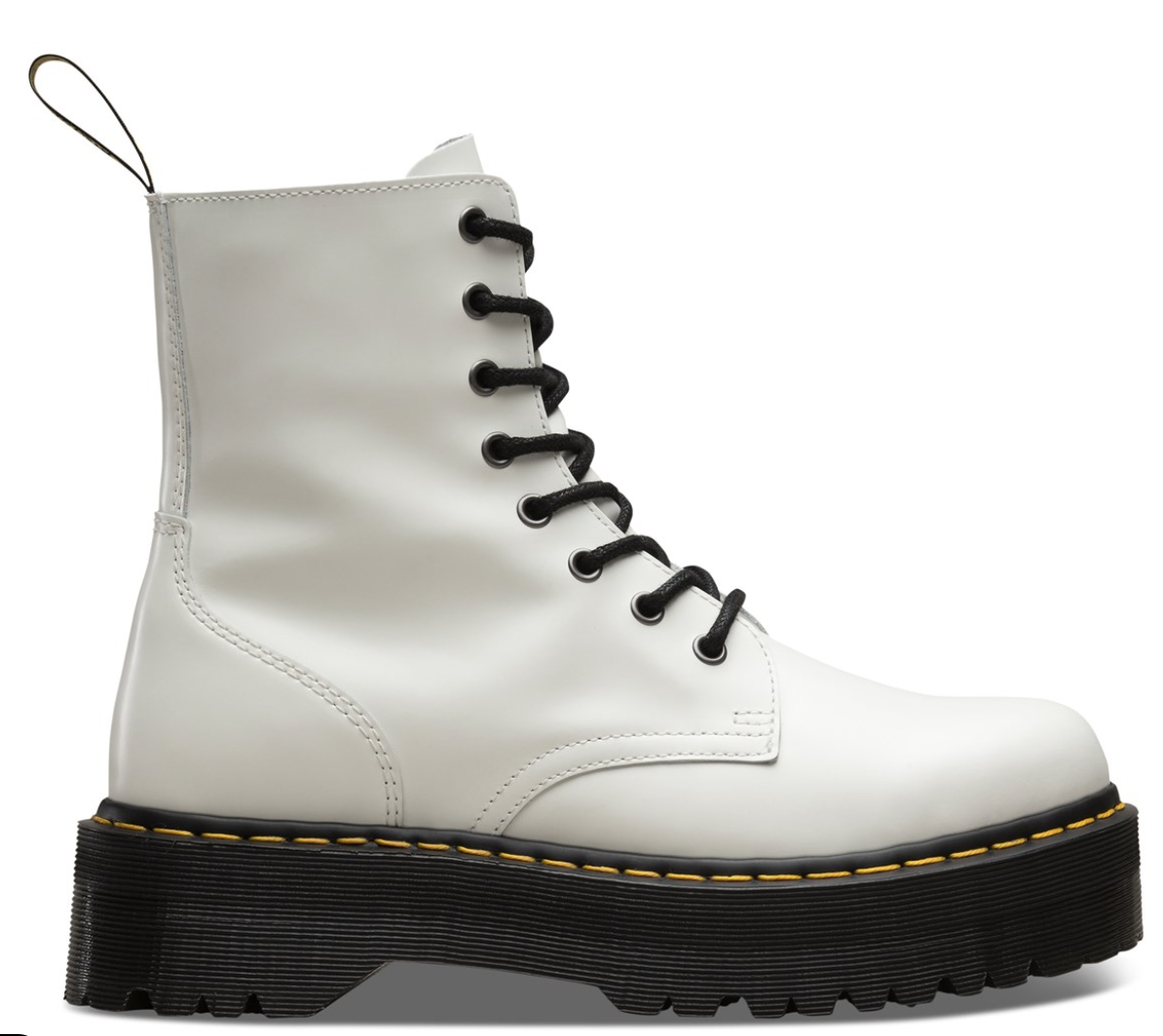 White doc marten