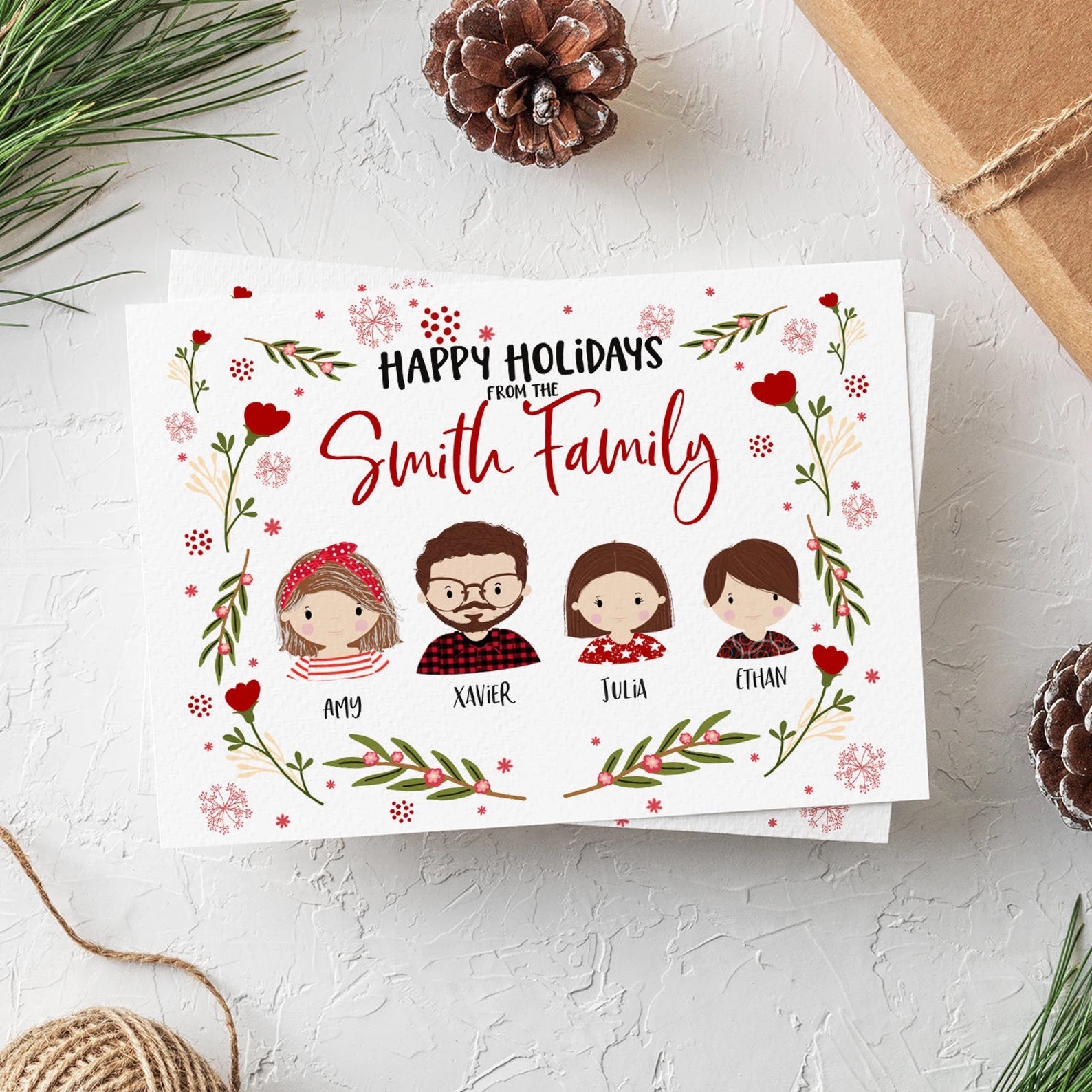 etsy holiday card.