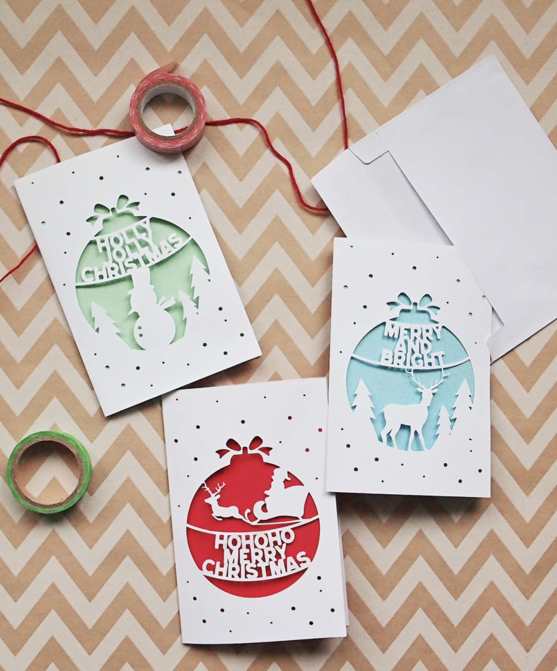 Etsy paper cut gift card. 