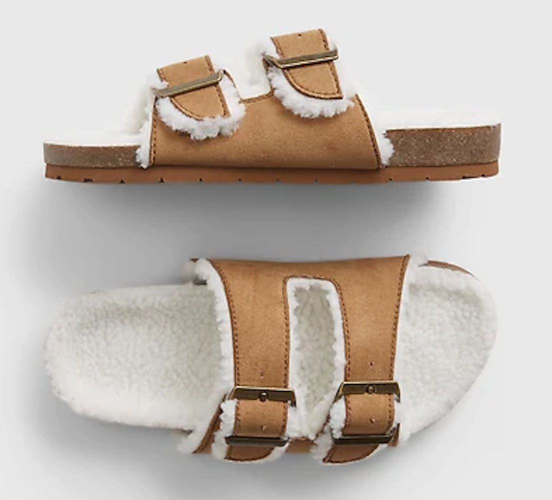 childrens sherpa sandals