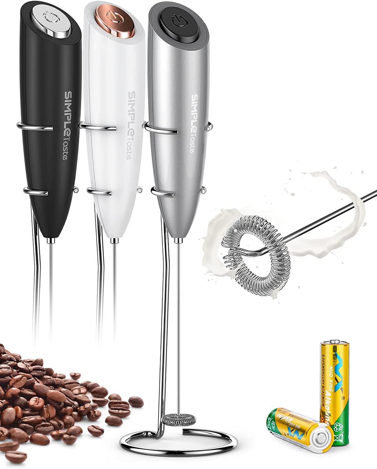 Hand held milk frother