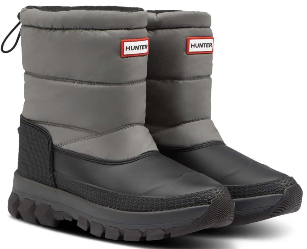 Hunter insulated snow boot.