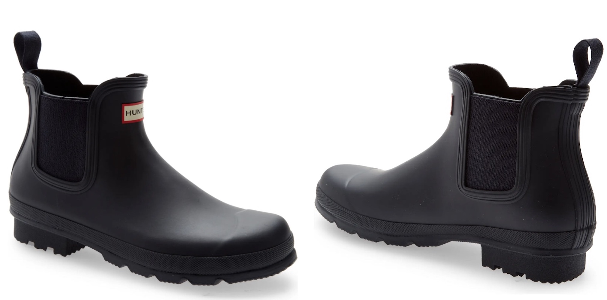 Hunter waterproof Chelsea boots
