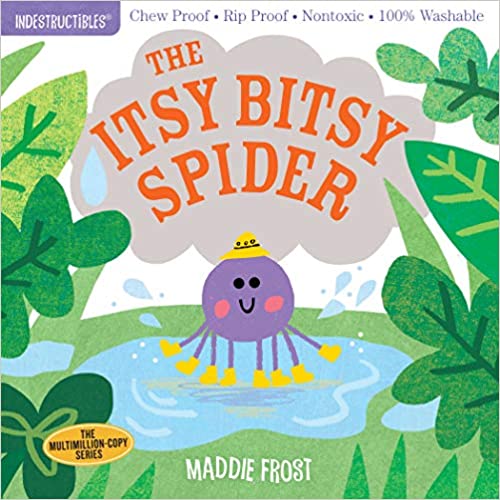 The Itsy Bitsy Spider book. 