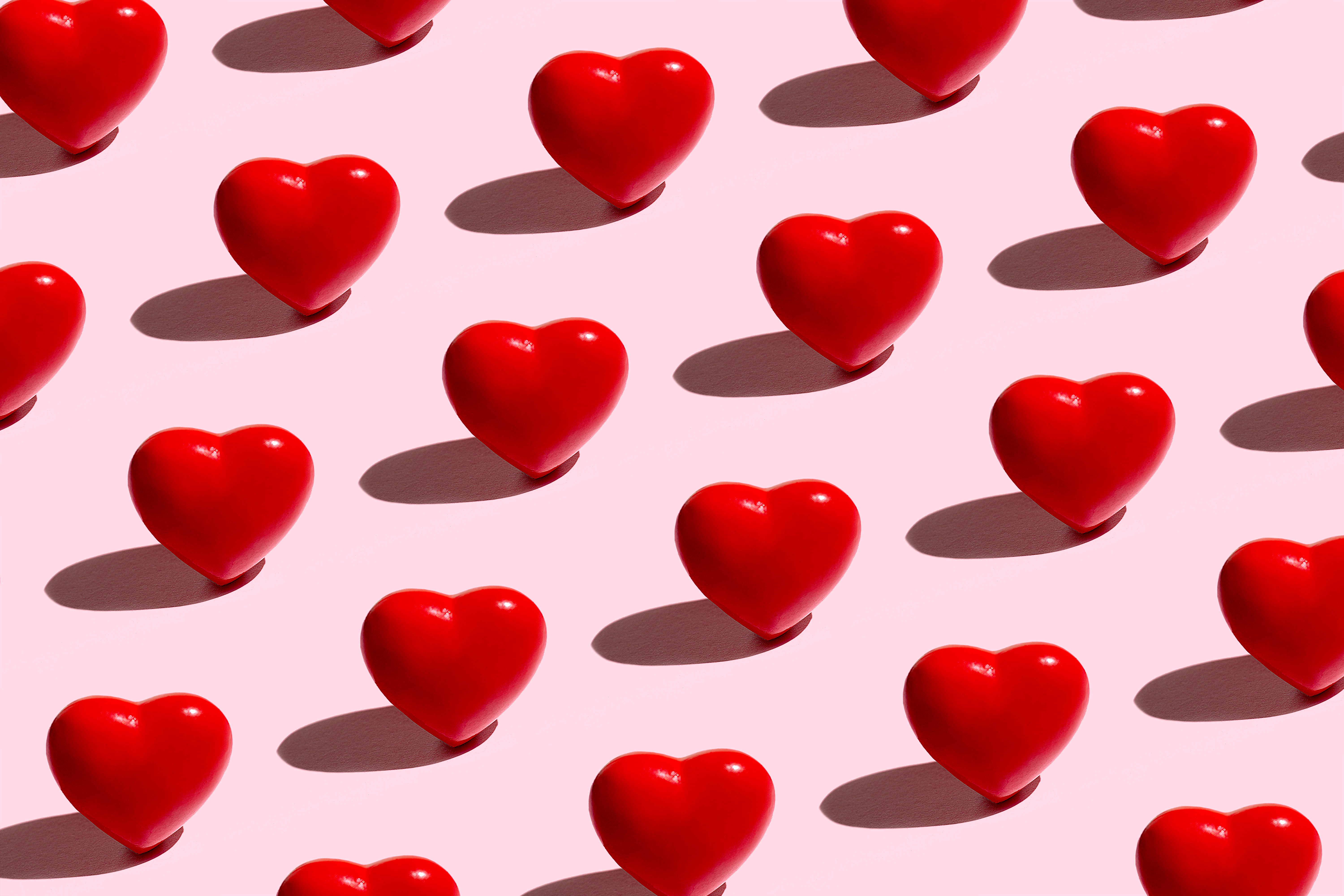 Stylish Neon Light Heart Leggings for Valentines Day