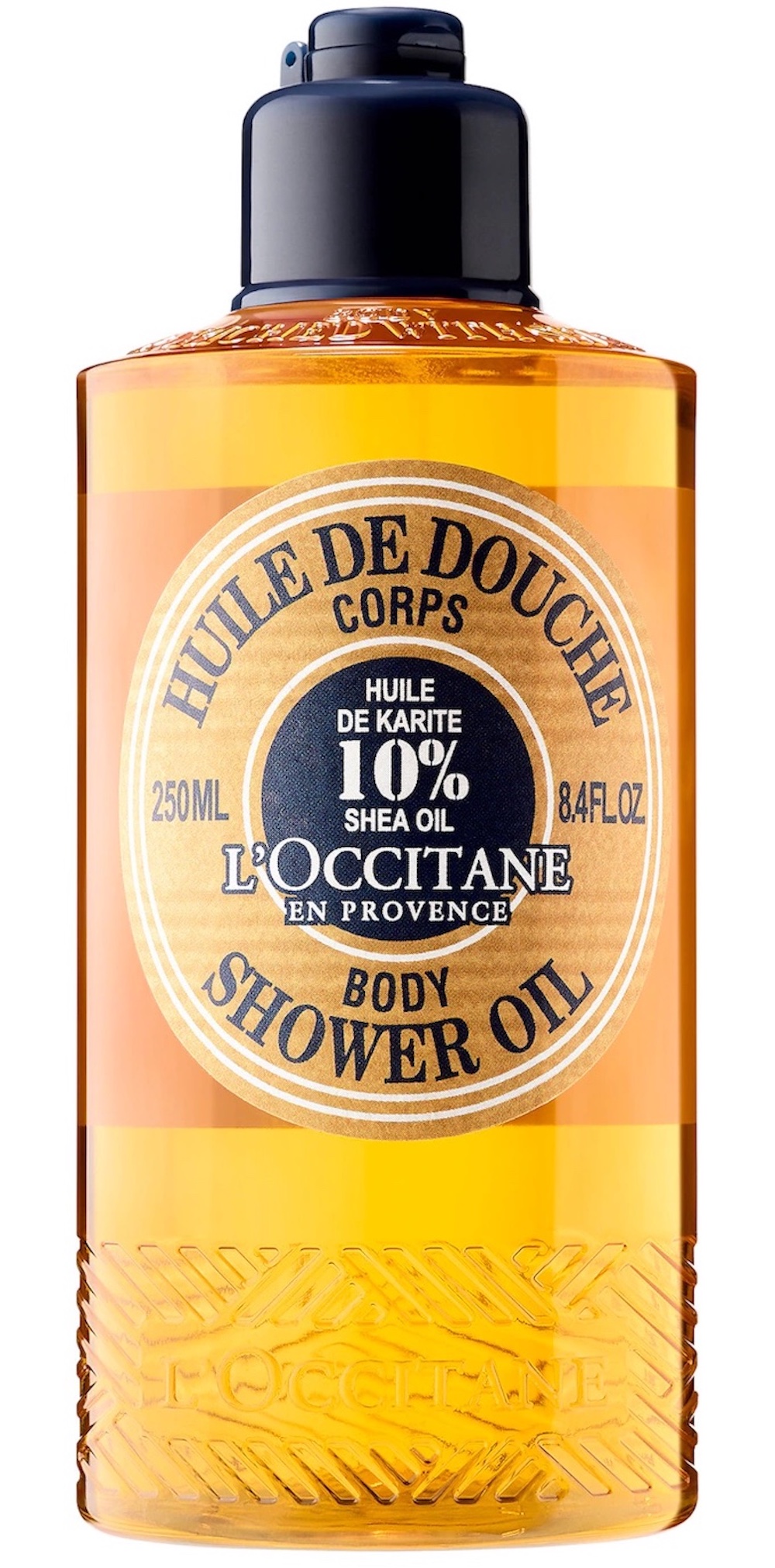 L'Occitane shower oil. 