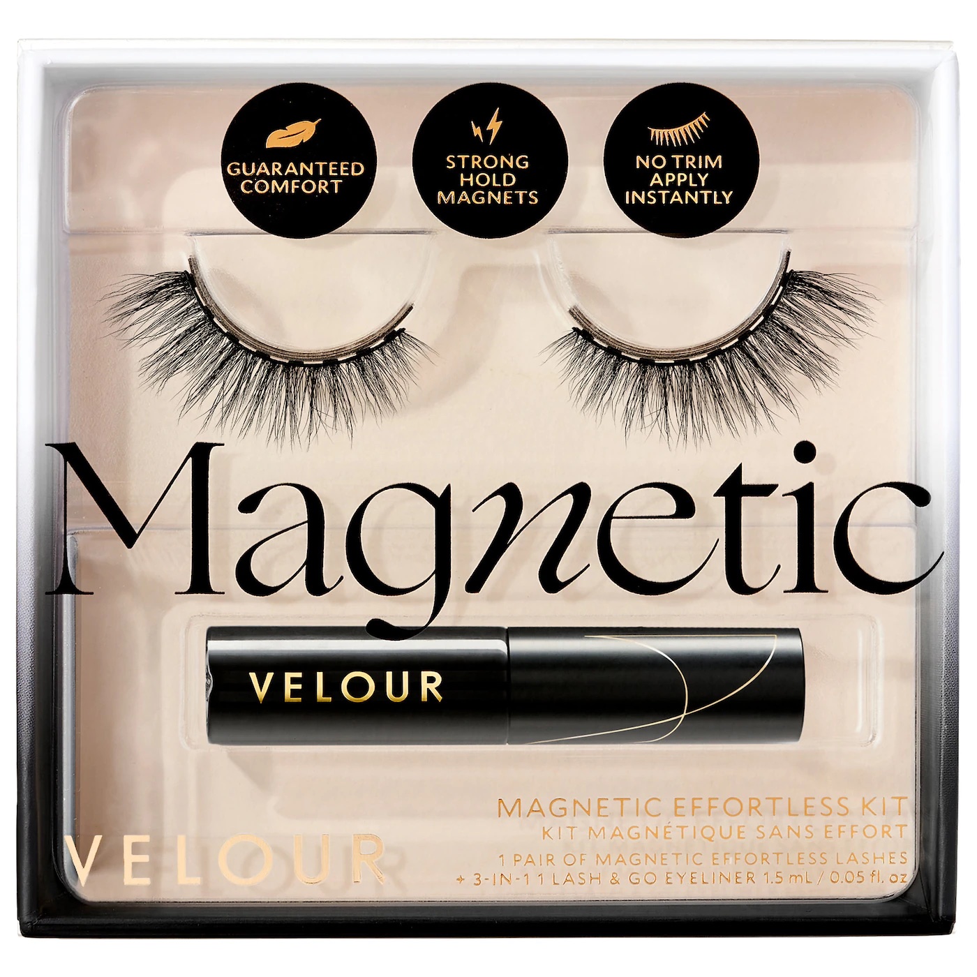 Magnetic eyelashes.