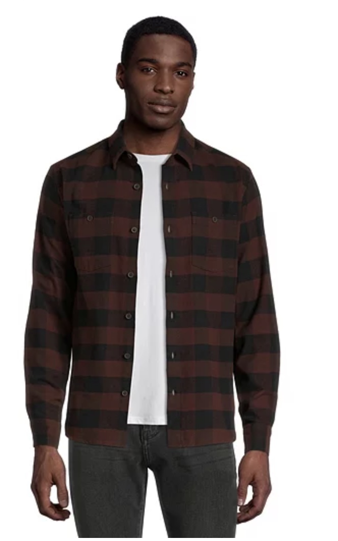 Marks plaid shirt.