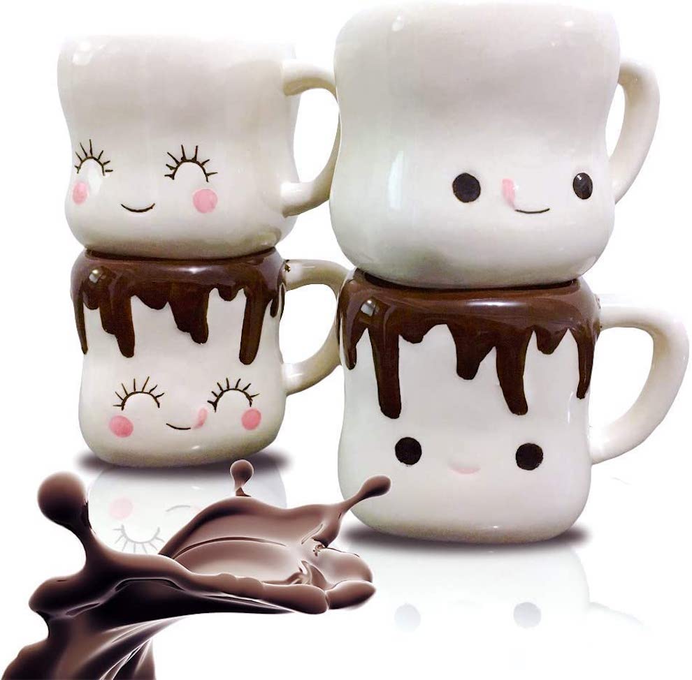 Marshmallow mugs. 