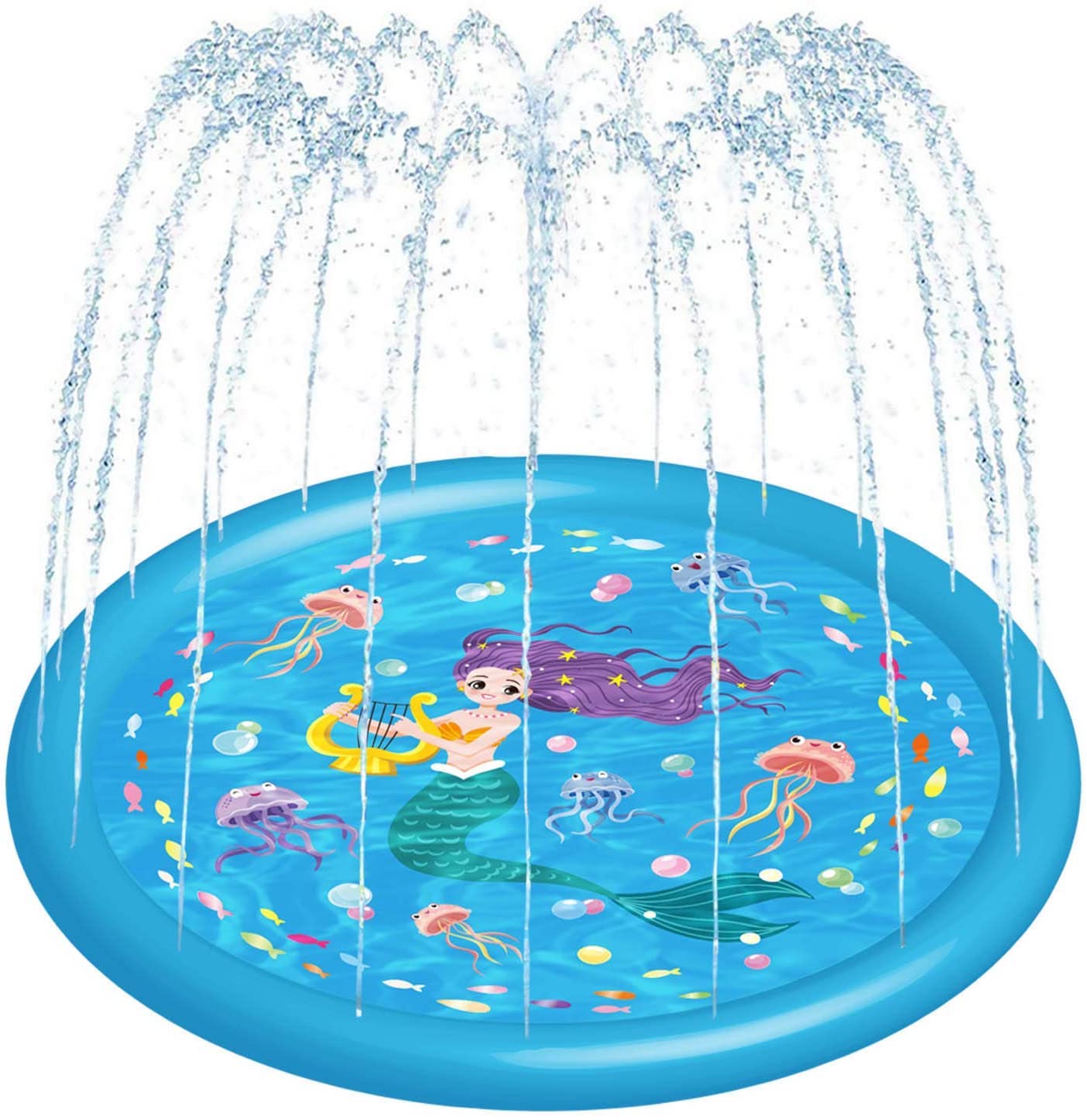 Mermaid splash pad