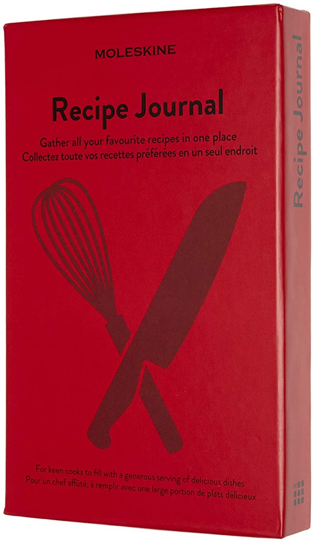 Moleskine recipe book.