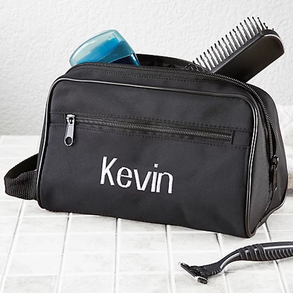 Monogram toiletry bag