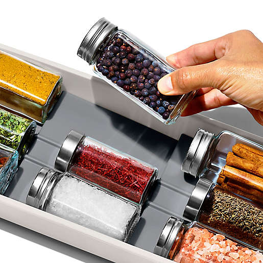 OXO spice drawer.