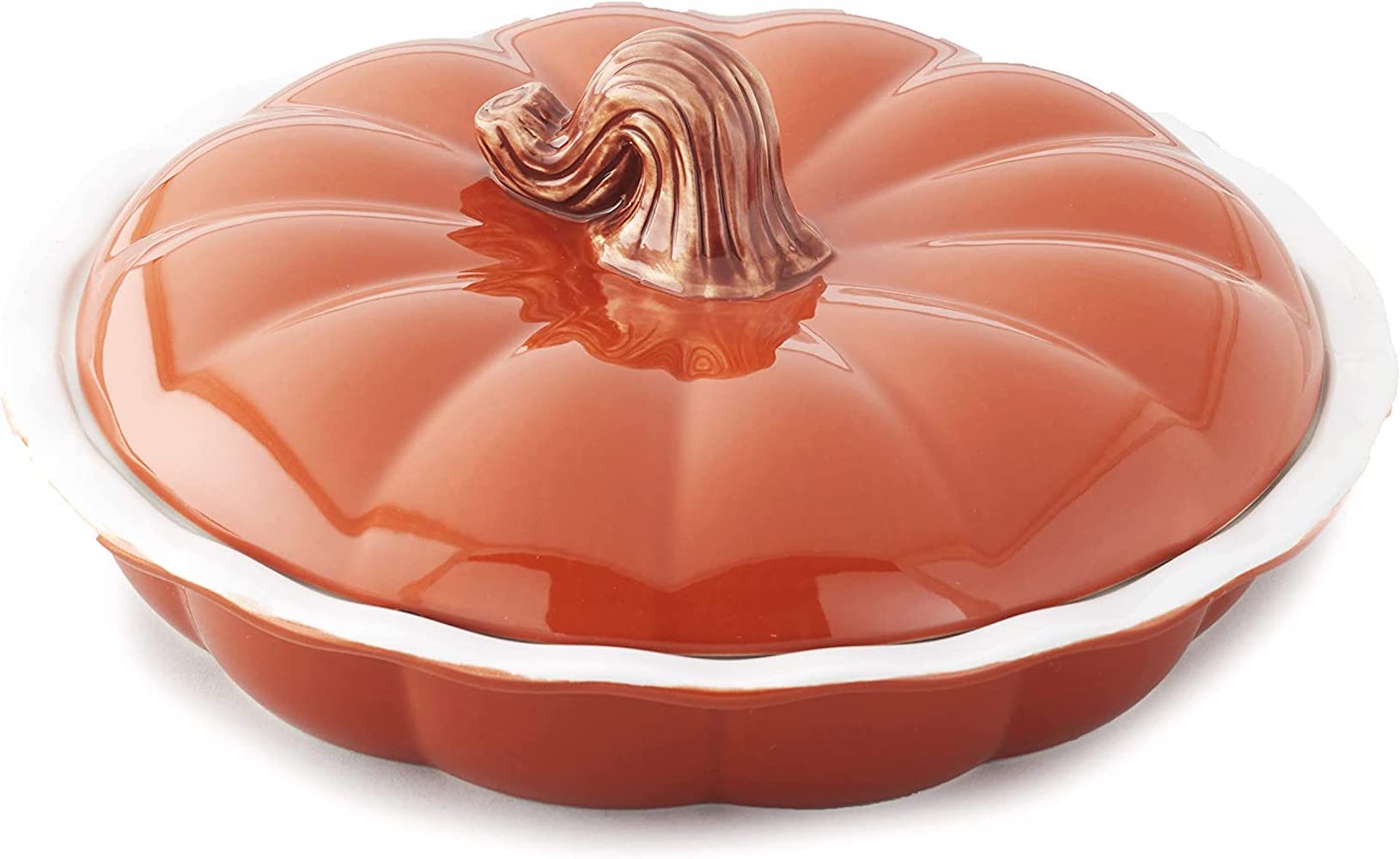 pumpkin pie dish orange