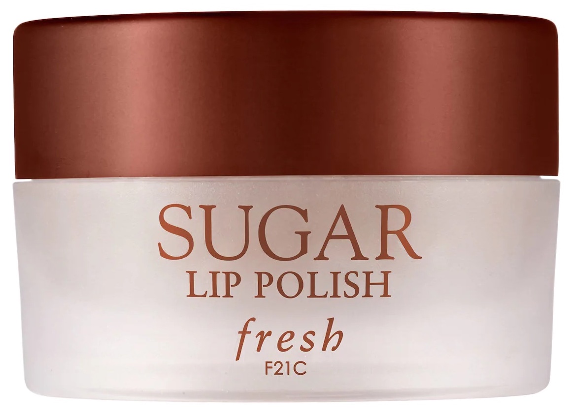 Sugar scrub lip polish.