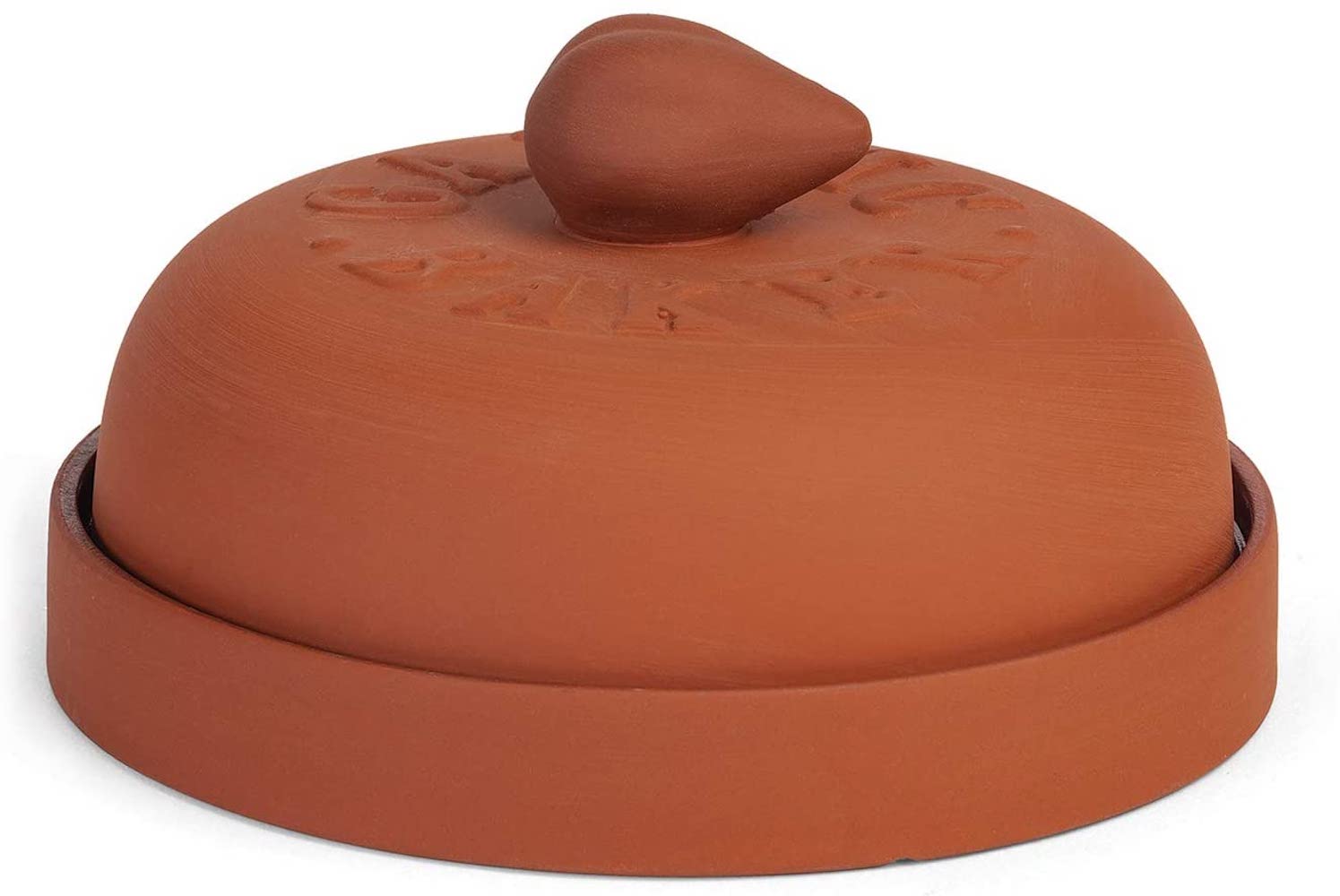 Terracotta garlic baker. 