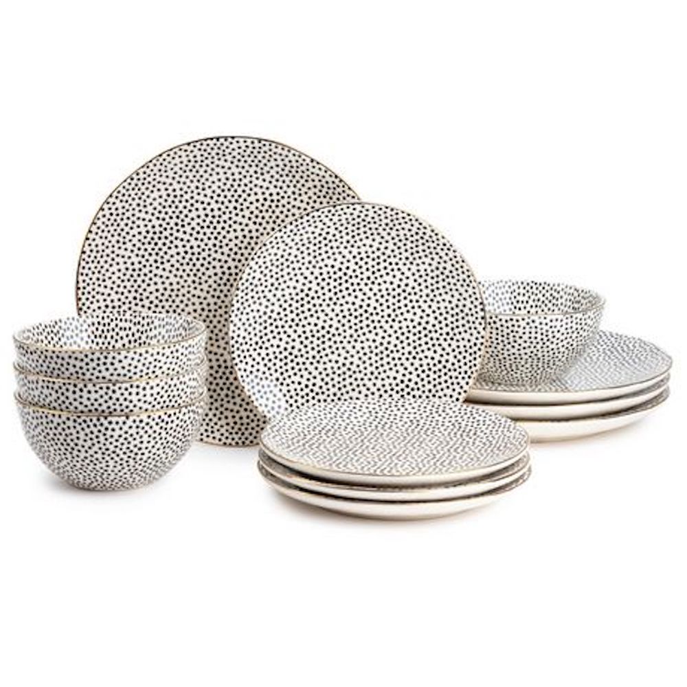 dotted dishes