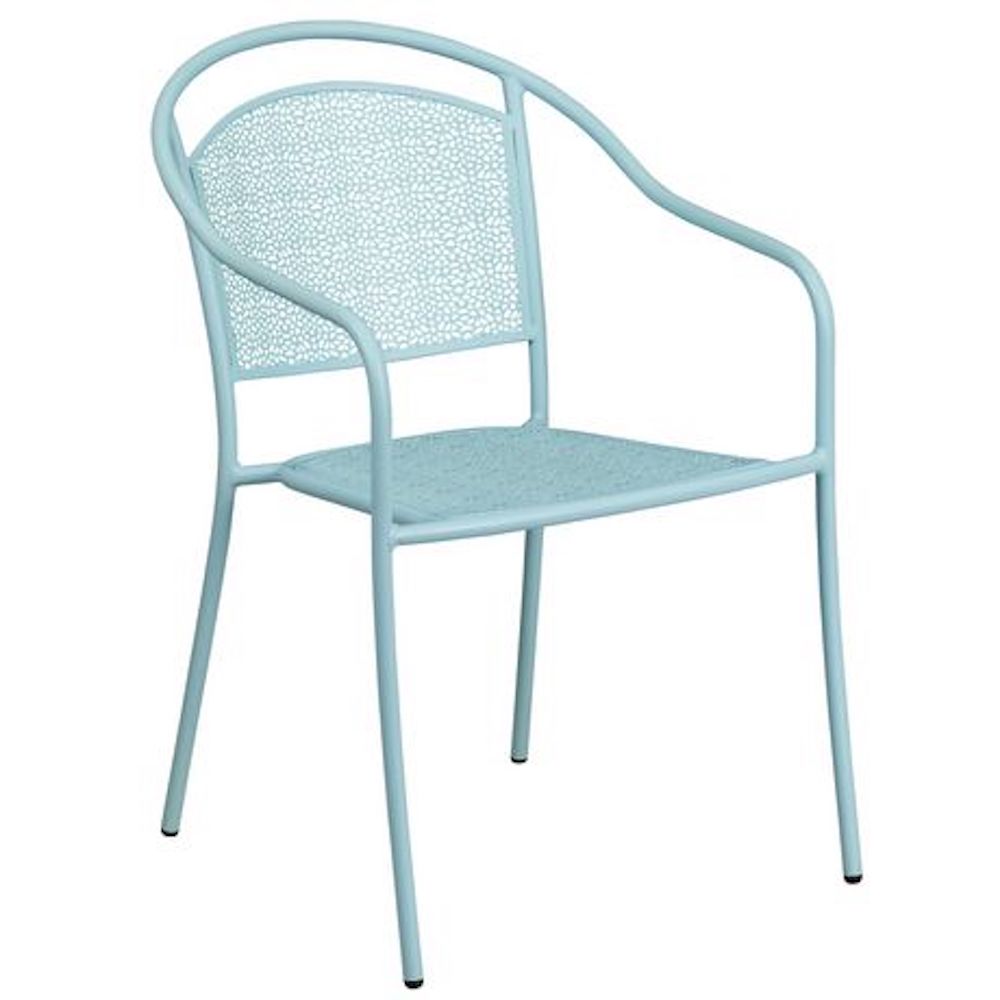 Turquoise blue seat