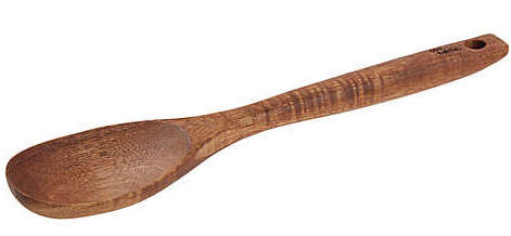 Wooden spoon. 