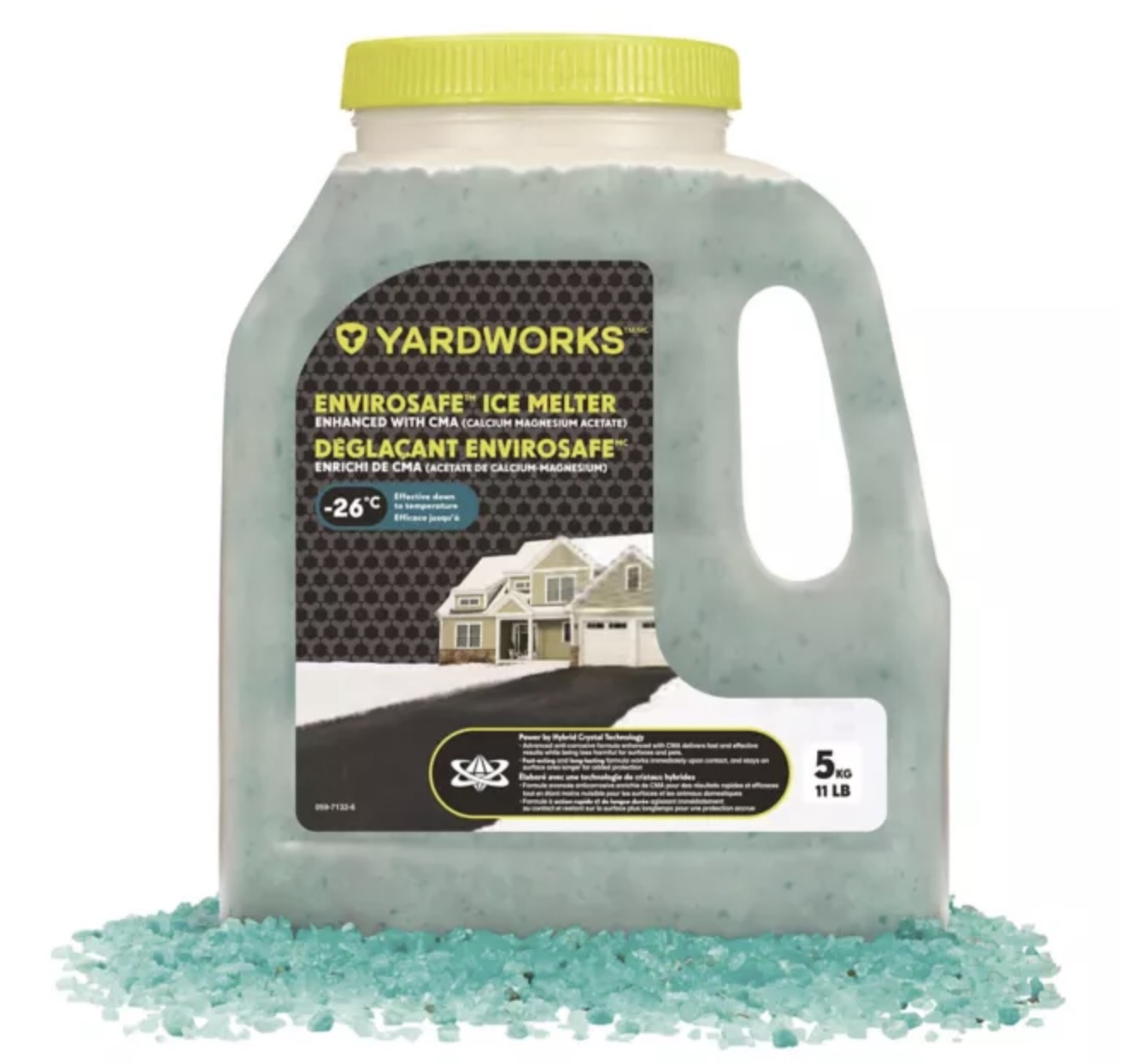 Yardworks ice melter.