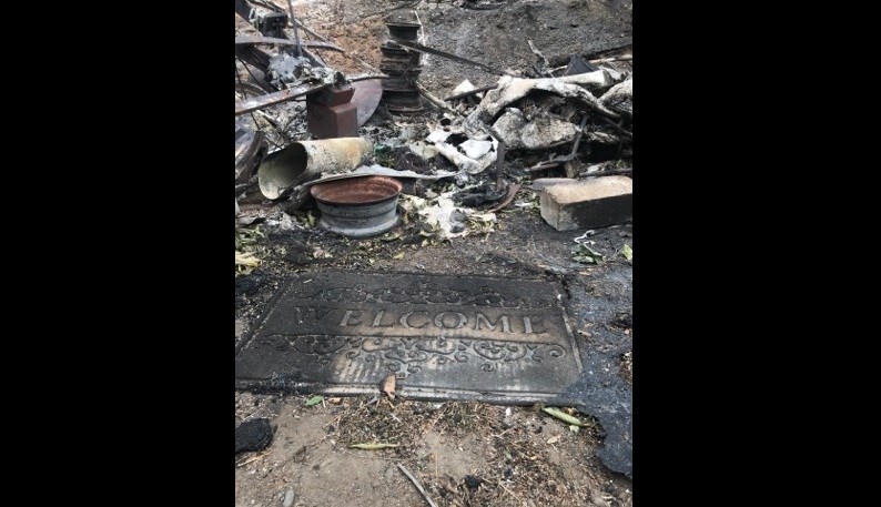 The Cooke family home was destroyed in the White Rock Lake wildfire that swept through Monte Lake.