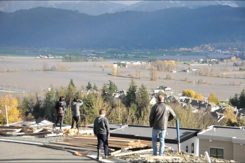 A view overlooking Sumas Prairie in Abbotsford.