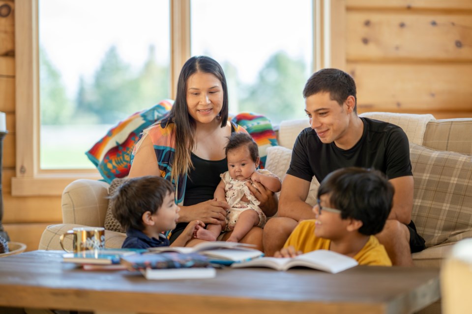 Indigenous family