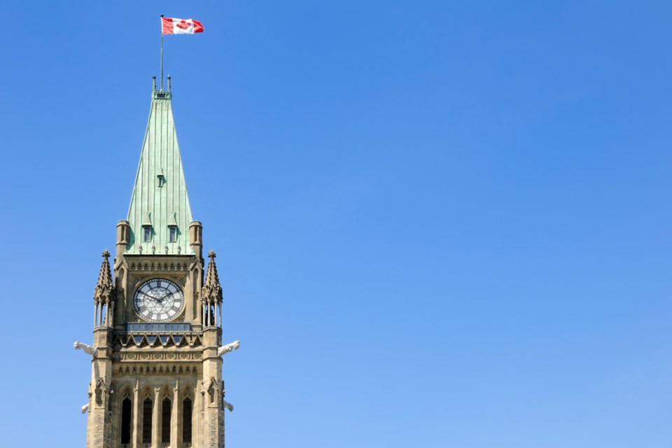 PeaceTowerCanadaflag