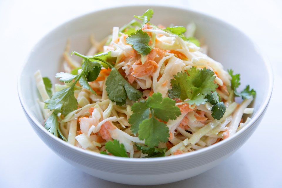 slaw in a bowl