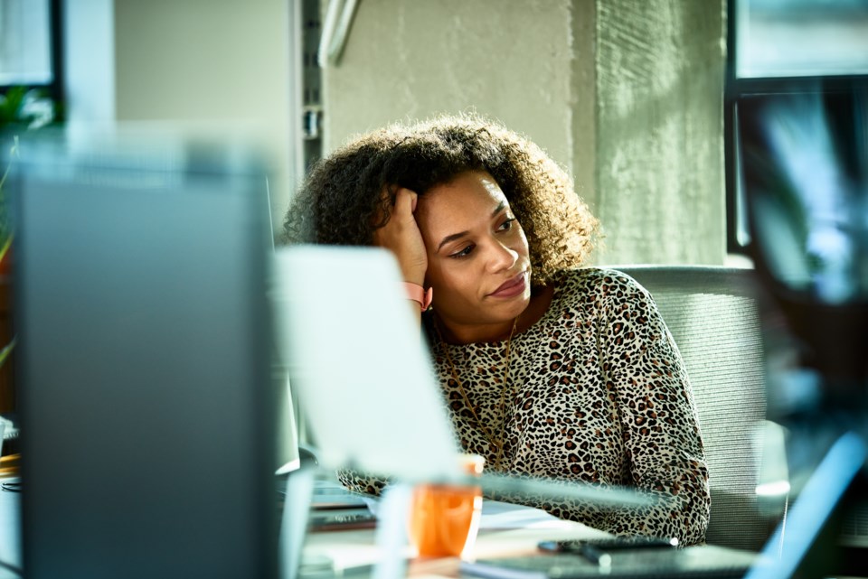 woman at work