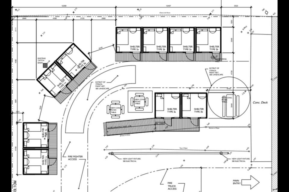 The City of Vancouver's pilot project for tiny shelters for people experiencing homelessness will consist of 10 units that can fit up to two people. 