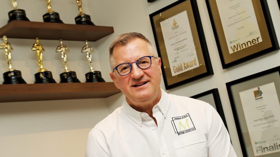 Maison D’etre Design Build owner Rob Capar’s company has won many awards for its home renovation work.
