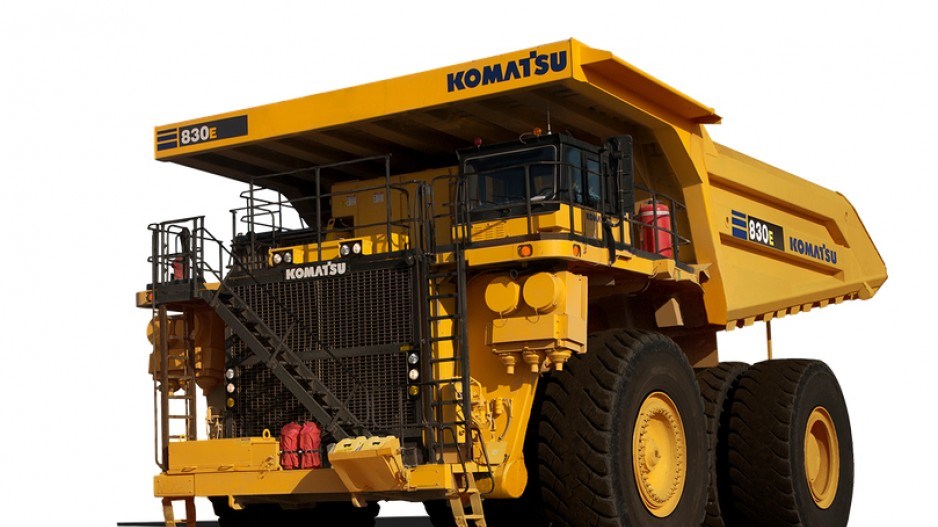 komatsuelectrickminetruck