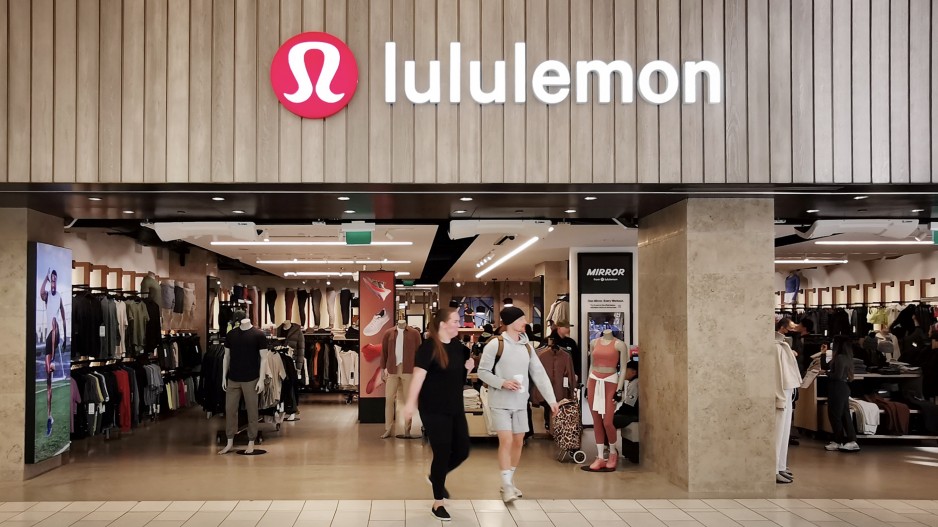 Lululemon stock falls on weak forecast - Business in Vancouver
