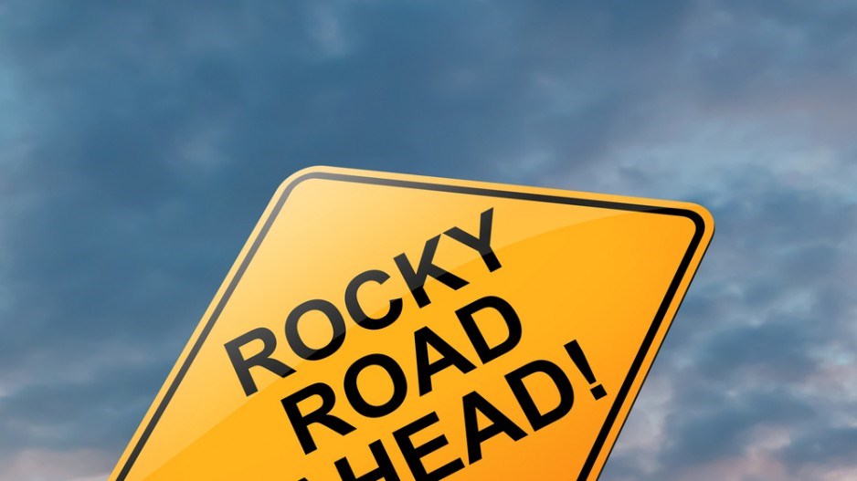 rocky-road-sign