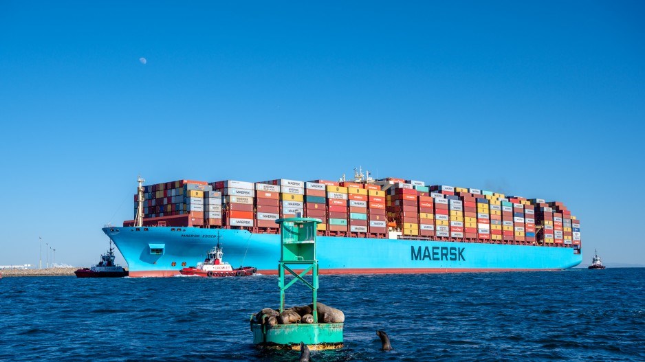 maerskvesselenteringportoflosangelesfromasia