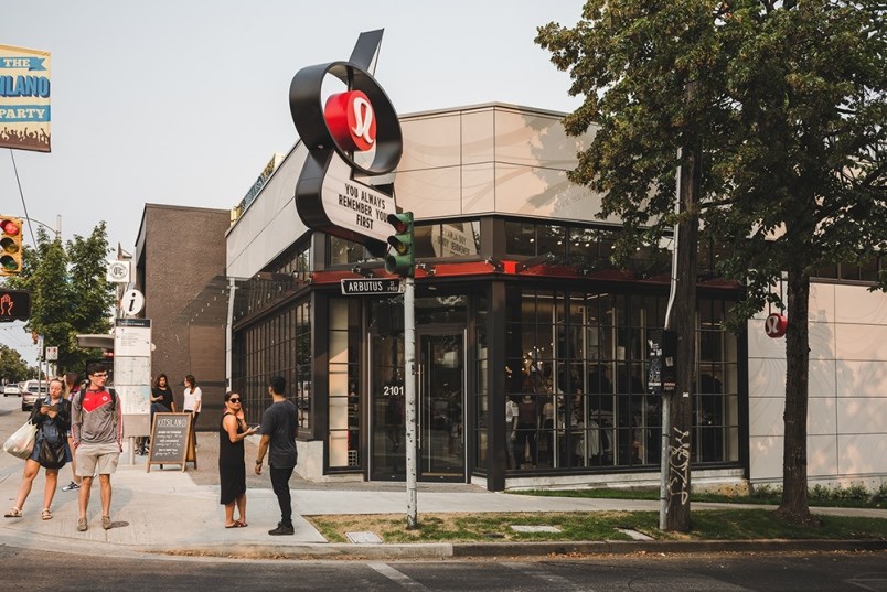 Lululemon relaunches store in its original Kits location (with