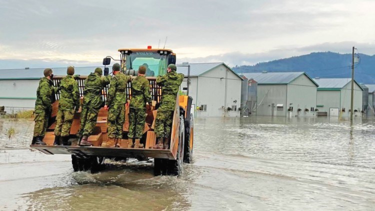 canadian forces - flooding