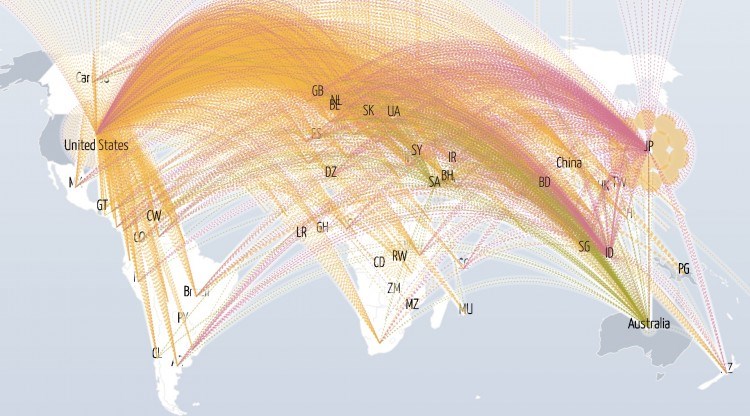 Digital attack map