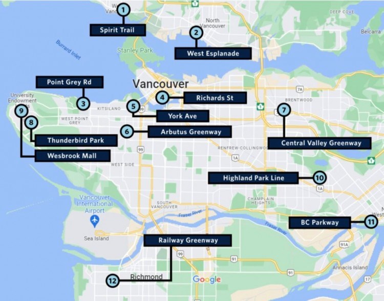 UBC researchers at a new TransLink-backed lab studied the safety of e-assist devices at 12 locations across Metro Vancouver. Amir Hassanpour