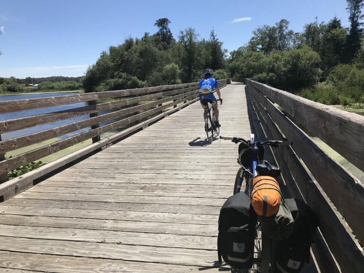 Lochside Trail, cycling