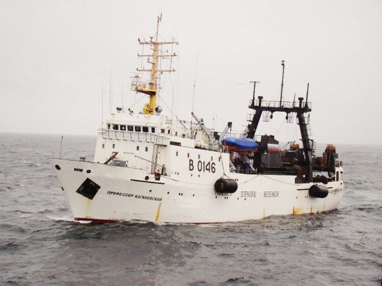 professor Kaganovsky research vessel