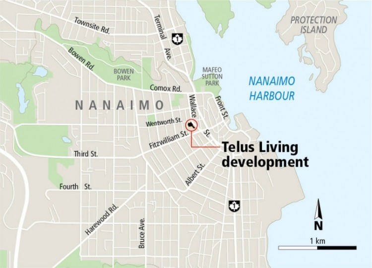 Nanaimo map