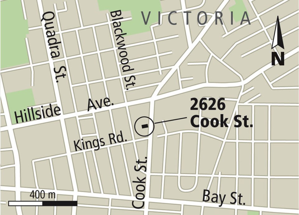 Map - 2626 Cook St.
