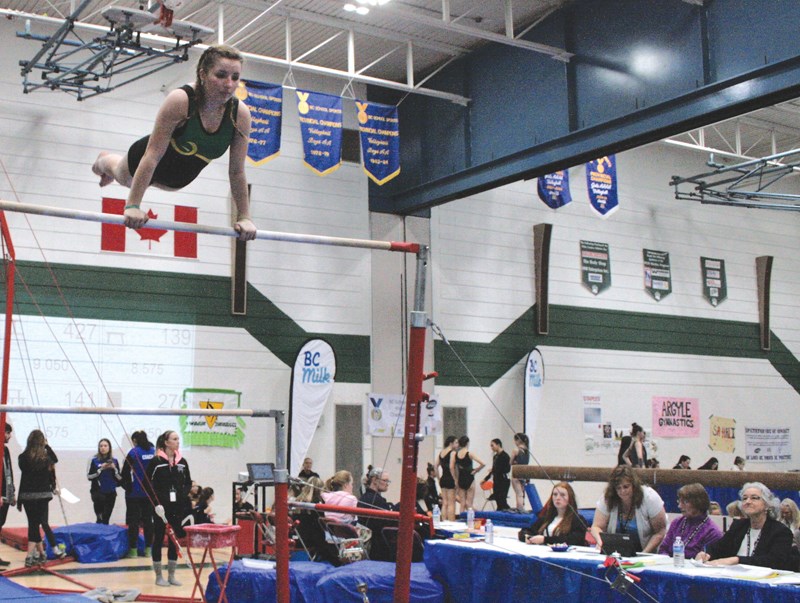 uneven bars