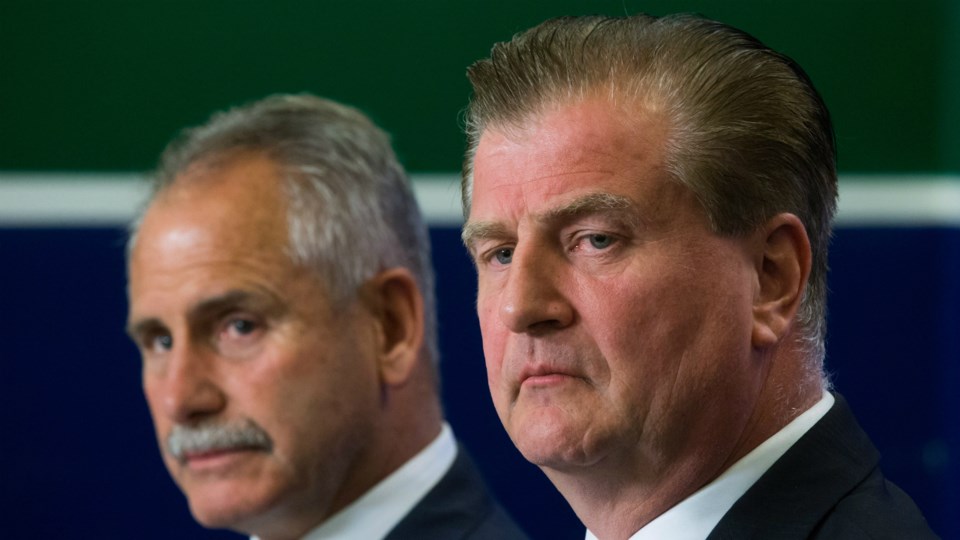 Jim Benning and Willie Desjardins