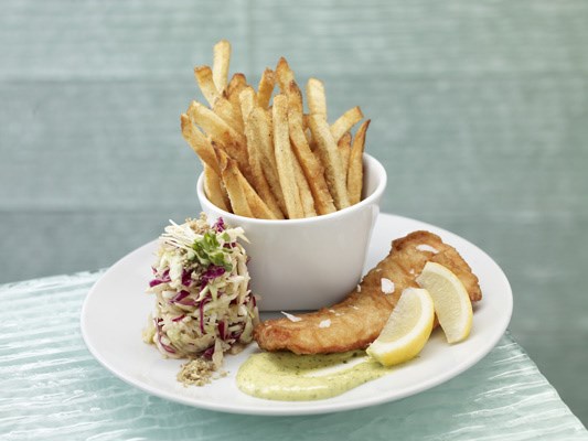 Go Fish's fish and chips.