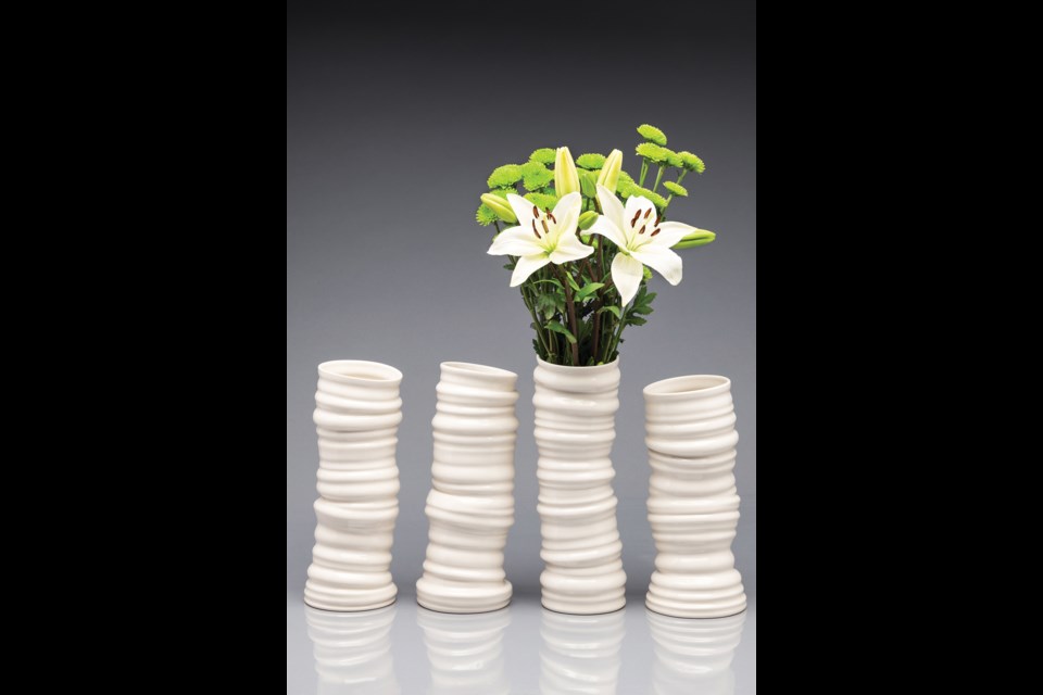 Ceramic work by Hitomi McKenzie is on display in a new exhibition at Place des Arts.