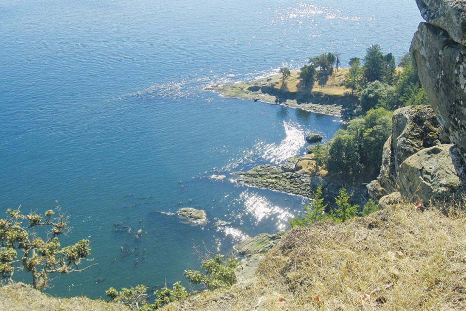 View from Monarch Head, south Saturna Island.